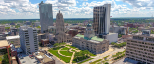 Ft. Wayne Indiana skyline